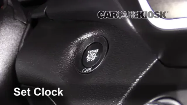 2019 Jeep Cherokee Trailhawk Elite 3.2L V6 Clock Set Clock